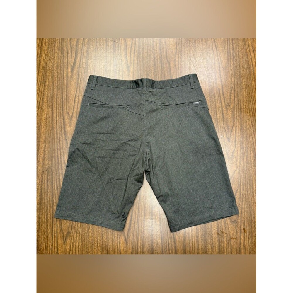 Volcom Men's Dark Gray Flat Front Chino Shorts Size 36 - Picture 8 of 11
